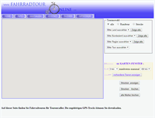 Tablet Screenshot of fahrradtouronline.de